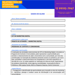 PROJETO DE EXTENSÃO I – MARKETING DIGITAL