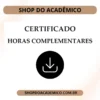 Certificado de Horas Complementares Personalizado em Word e PDF