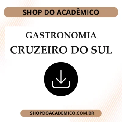 Trabalhos de Gastronomia Cruzeiro do Sul