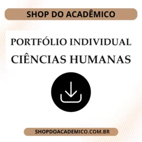 Portfólio Individual Práticas pedagógicas em Ciências Humanas e Sociais Aplicadas itinerários formativos