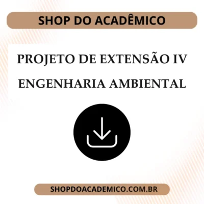 Projeto de Extensão IV Engenharia Ambiental