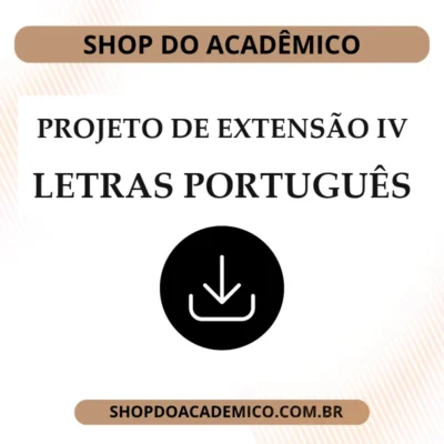 Projeto de Extensão IV Letras Português