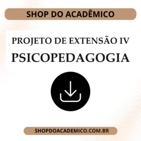Projeto de Extensão IV Psicopedagogia