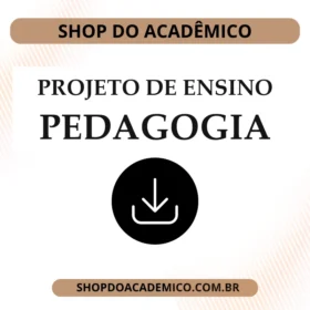 Projeto de Ensino Pedagogia