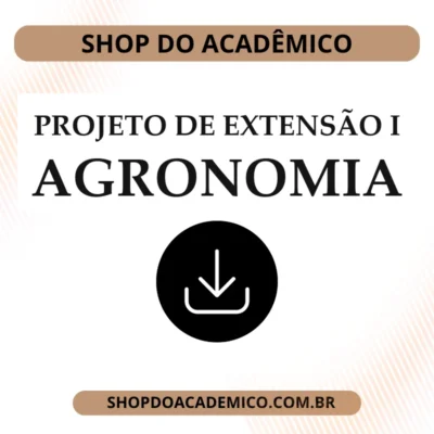 Projeto de Extensão I Agronomia