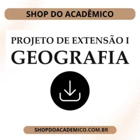 Projeto de extensão I Geografia