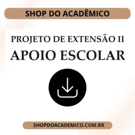Projeto de Extensão II Apoio Escolar