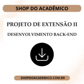 Projeto de Extensão II Desenvolvimento Back-end