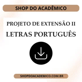 Projeto de extensão II Letras Português
