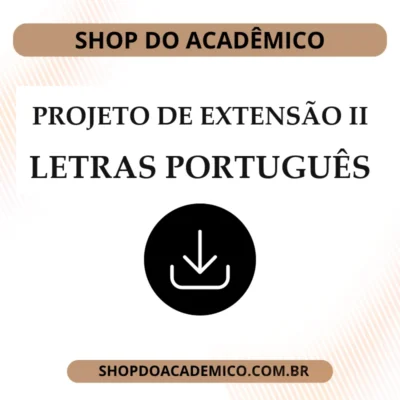 Projeto de extensão II Letras Português