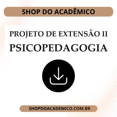 Projeto de Extensão II Psicopedagogia