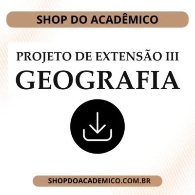 Projeto de Extensão III Geografia