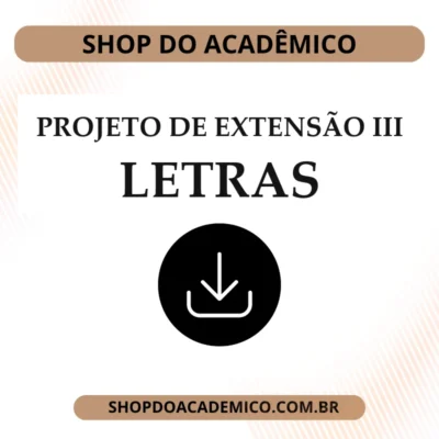 Projeto de Extensão III Letras