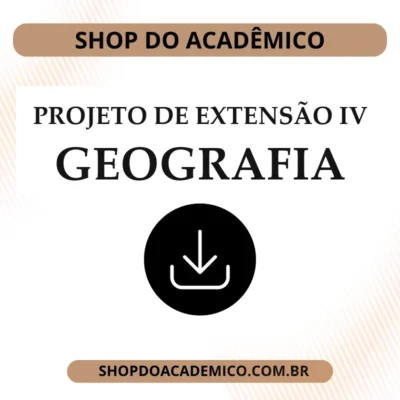 Projeto de Extensão IV Geografia