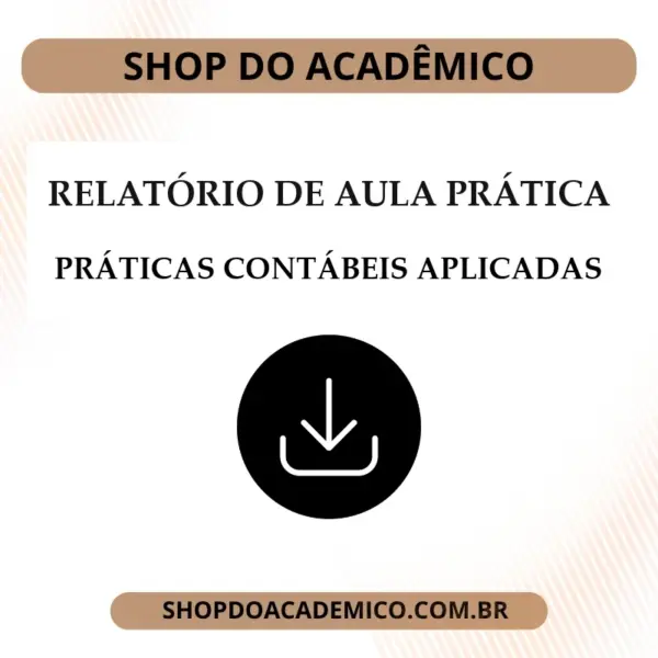 Relatório de Aula Prática - Práticas Contábeis Aplicadas